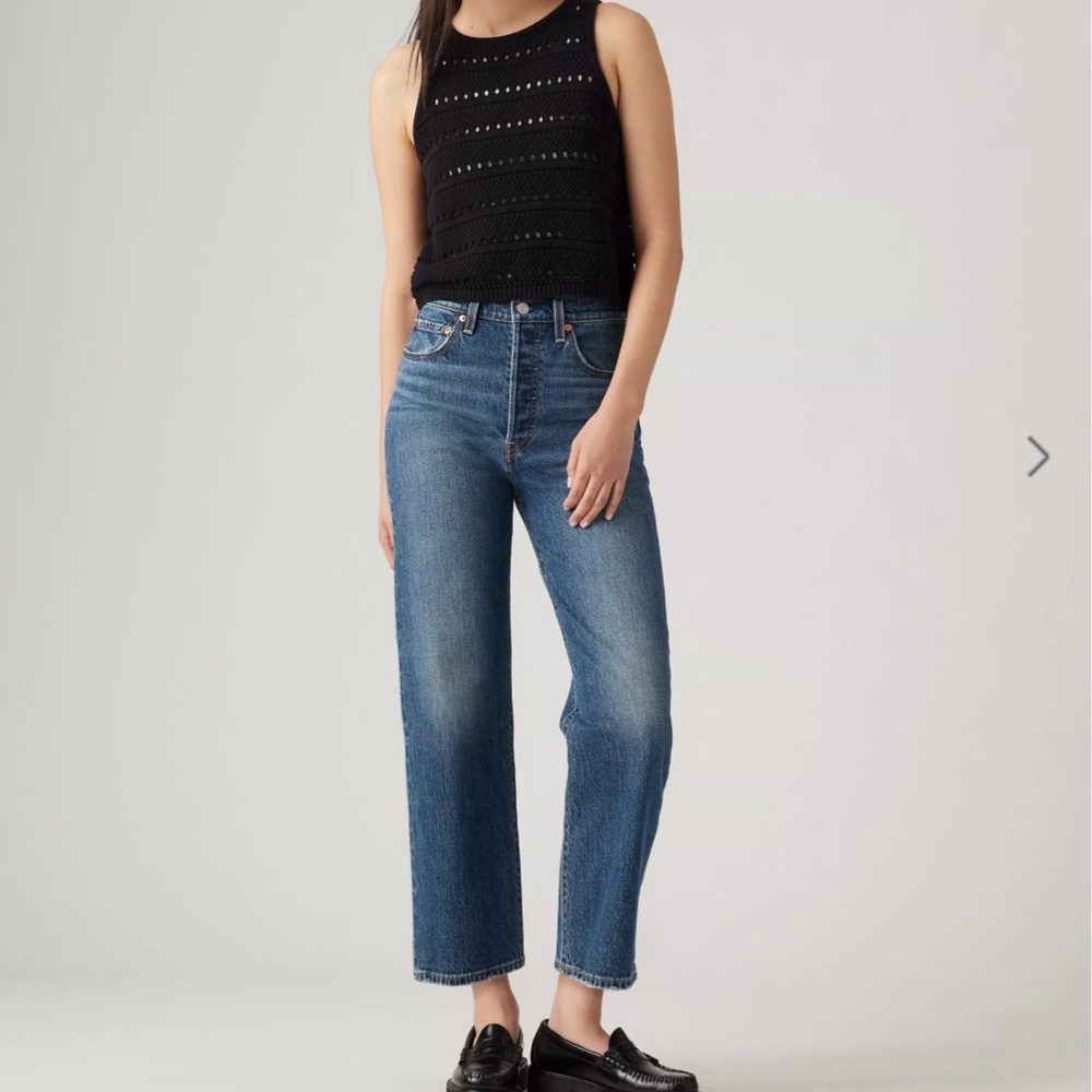 Levi’s ribcage ankle jeans